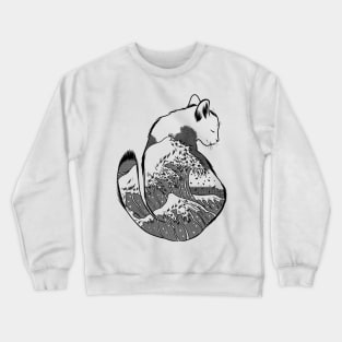 Hokusai Cat Crewneck Sweatshirt